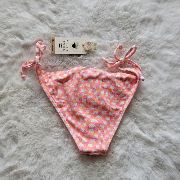 🪸BILLABONG ISLAND SONG TIE SIDE HIPSTER BIKINI BOTTOMS SIZE L/12 - Picture 5 of 5